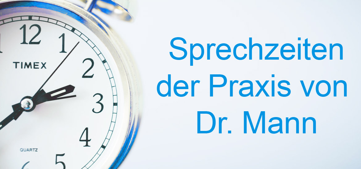 Sprechzeiten der Zahnarztpraxis